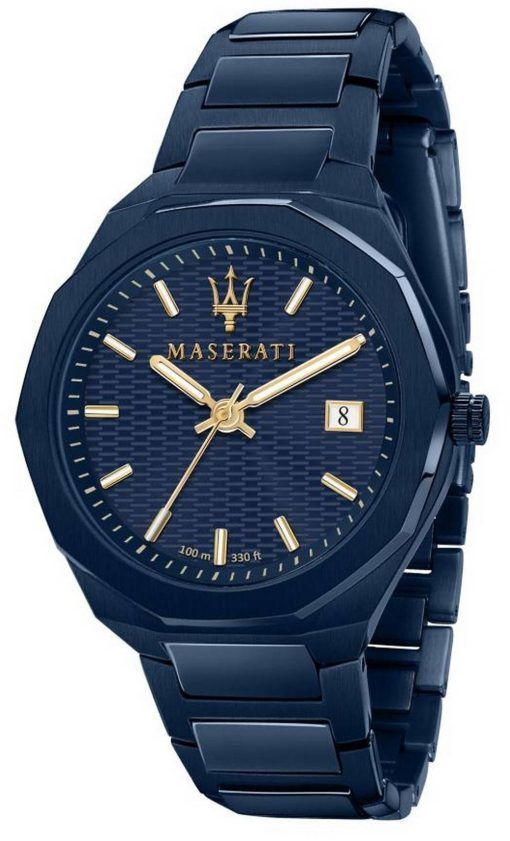 Montre Homme Maserati Blue Edition Cadran Bleu Acier Inoxydable Quartz R8853141001 100M
