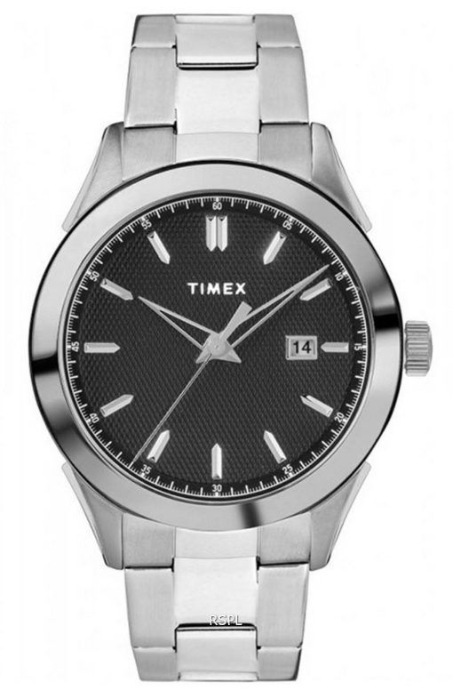Montre Homme Timex Torrington Cadran Noir Acier Inoxydable Quartz TW2R90600