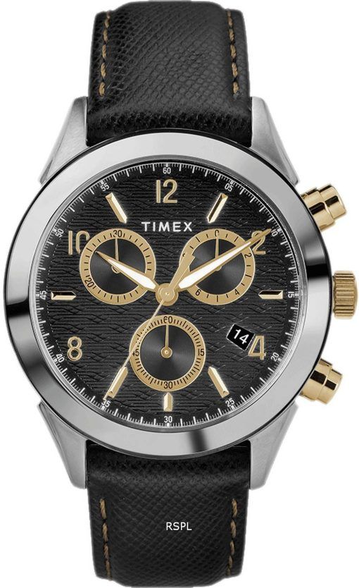 Montre Timex Torrington Chronographe Bracelet Cuir Quartz TW2R90700 Homme