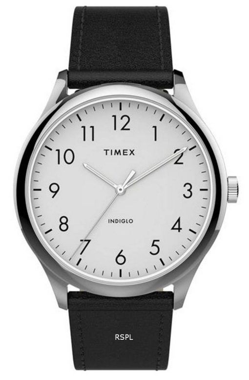 Montre Homme Timex Modern Easy Reader Cadran Blanc Quartz TW2T71800