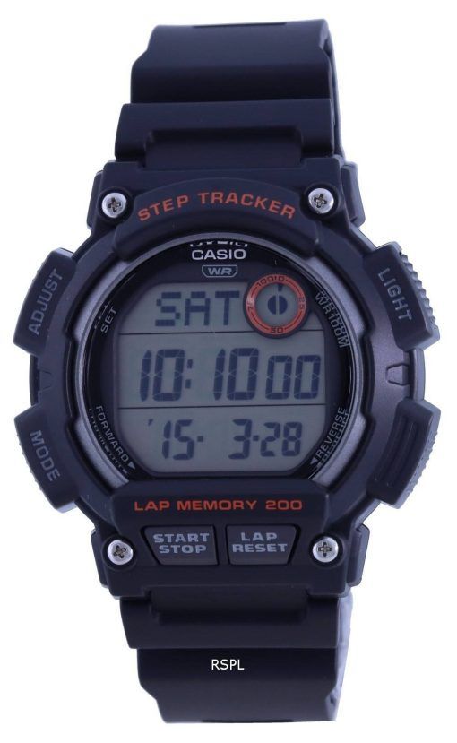 Casio Youth Digital Resin Strap WS-2100H-1A WS2100H-1 100M Montre Homme