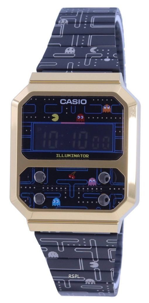 Casio Youth Vintage X Pac-Man édition limitée numérique A100WEPC-1B A100WEPC-1 montre unisexe