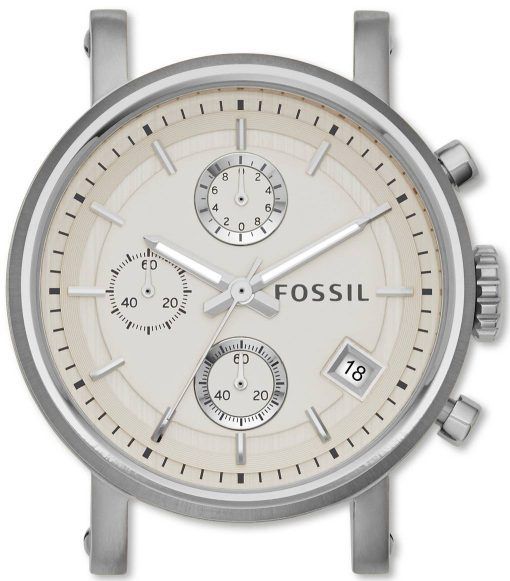 Fossiles originaux copain chronographe en acier inoxydable C181018 Women Watch
