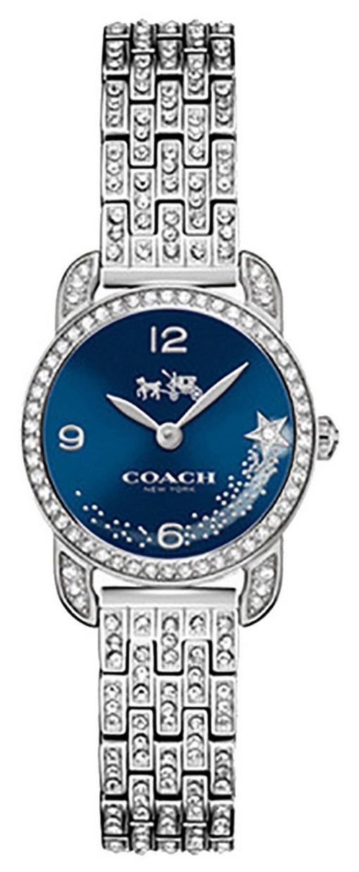 Montre Femme Coach Delancey Cadran Bleu Cristal Accents Quartz 14502669