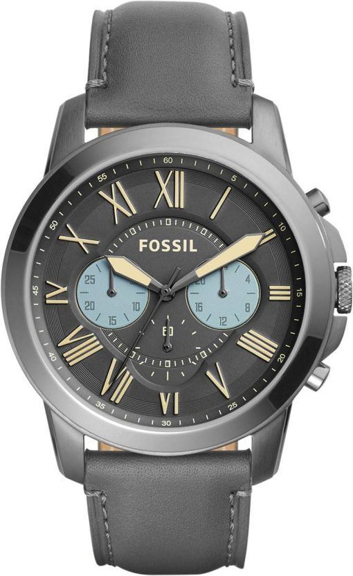 Accorder des fossiles montre chronographe Quartz cadran bronze FS5183 masculin