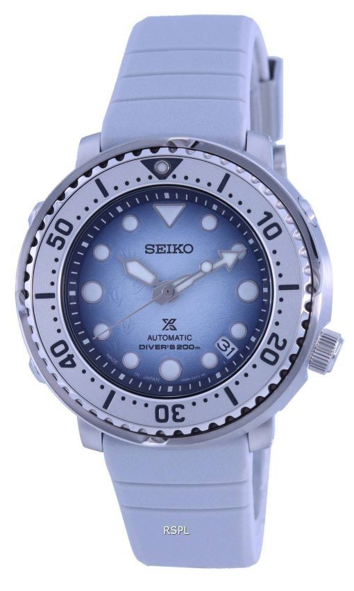 Montre pour homme Seiko Prospex Save The Ocean Frost Special Edition Automatic Diver SRPG59 SRPG59J1 SRPG59J 200M