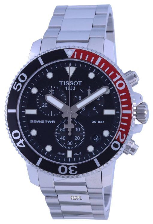 Montre pour homme Tissot T-Sport Seastar 1000 Diver's Chronograph Quartz T120.417.11.051.01 T1204171105101 300M