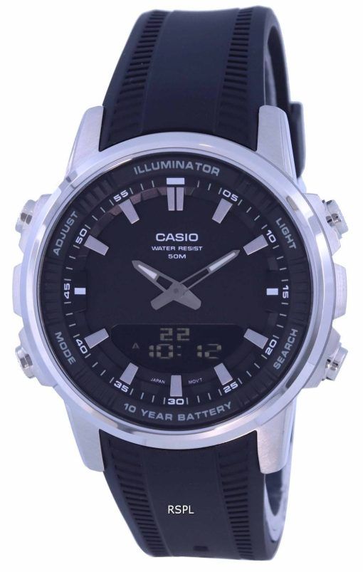 Montre pour homme Casio Enticer World Time Telememo analogique numérique AMW-880-1A AMW880-1