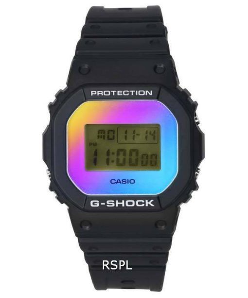Montre unisexe Casio G-Shock couleur irisée à quartz numérique DW-5600SR-1 DW-5600SR-1 200M