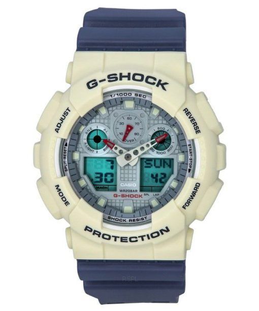 Casio G-Shock Analogique Numérique Rétro Mode Vintage Série Quartz GA-100PC-7A2 200M Montre Homme