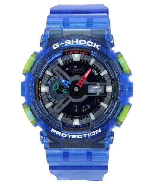 Montre pour homme Casio G-Shock Analog Digital Joy Topia Quartz translucide GA-110JT-2A 200M