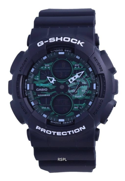 Montre Casio G-Shock Minuit Vert Couleur Spéciale Analogique Numérique GA-140MG-1A GA140MG-1 200M Homme