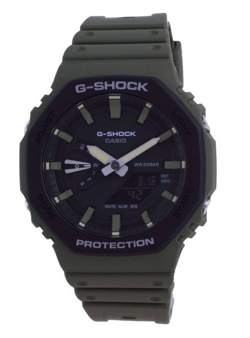 Montre pour homme Casio G-Shock Analog Digital Carbon Core Guard GA-2110SU-3A GA2110SU-3 200M