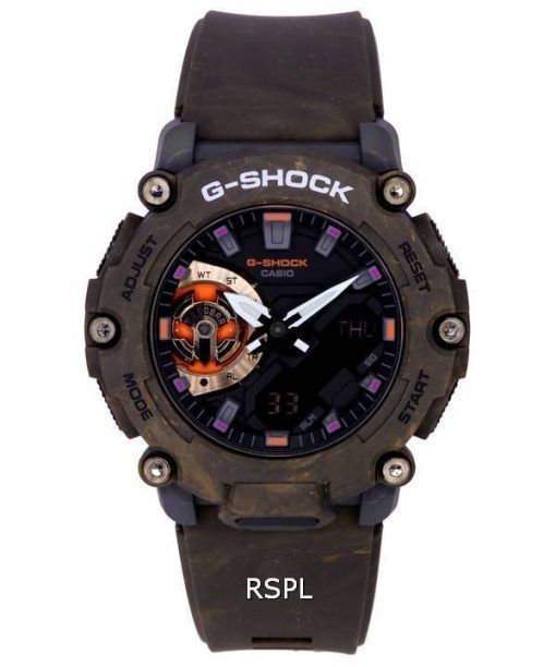 Casio G-Shock Analogique Numérique Cadran Noir Quartz GA-2200MFR-5A GA2200MFR-5 200M Montre Homme