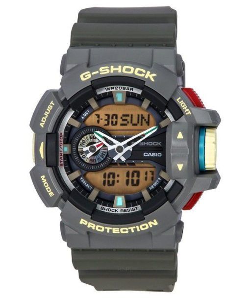 Casio G-Shock Analogique Numérique Rétro Mode Vintage Série Quartz GA-400PC-8A 200M Montre Homme