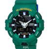 Montre pour homme Casio G-Shock couleurs vives populaires vert analogique numérique Quartz GA-700SC-3A GA700SC-3 200M