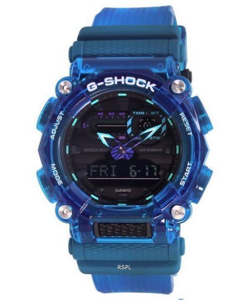 Montre pour homme Casio G-Shock Analog Digital Quartz Diver GA-900SKL-2A GA900SKL-2 200M