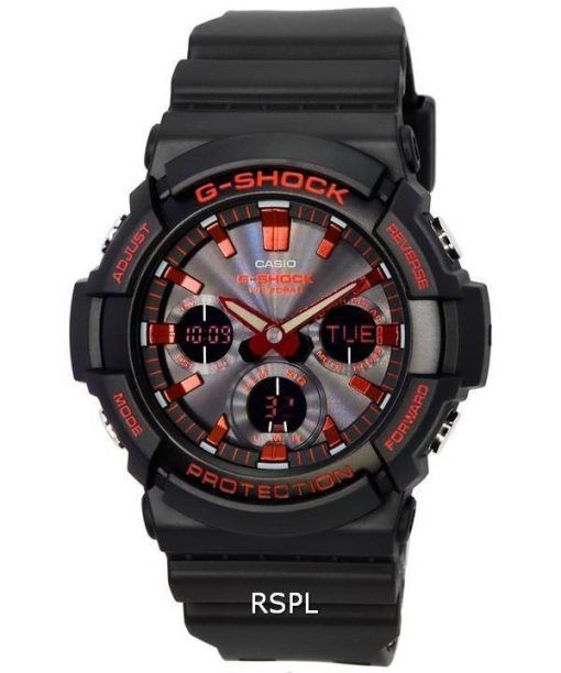 Montre pour homme Casio G-Shock analogique numérique X Ignite Red Series Tough Solar GAS-100BNR-1A GAS100BNR-1 200M