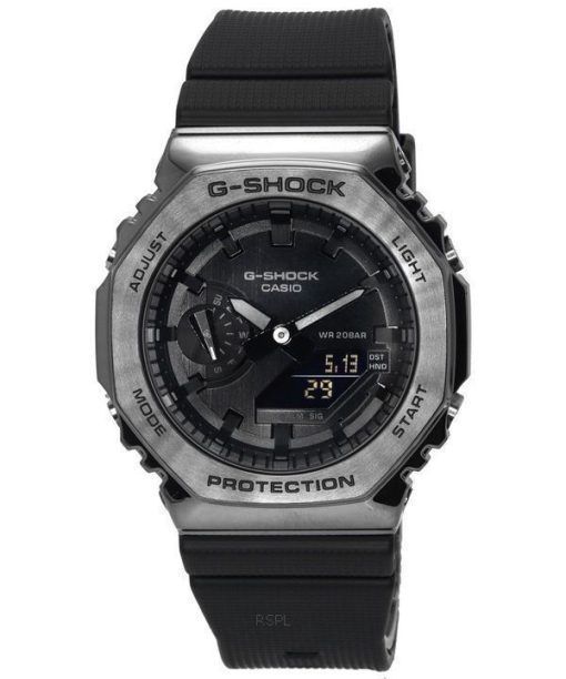 Casio G-Shock Métal Clad Analogique Quartz Numérique GM-2100BB-1A GM2100BB-1 200M Montre Homme