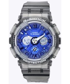 Montre pour femme Casio G-Shock gris translucide analogique numérique Quartz GMA-S120TB-8A 200M