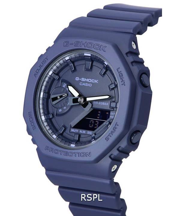 Montre Casio G-Shock analogique/numérique noire/bleue