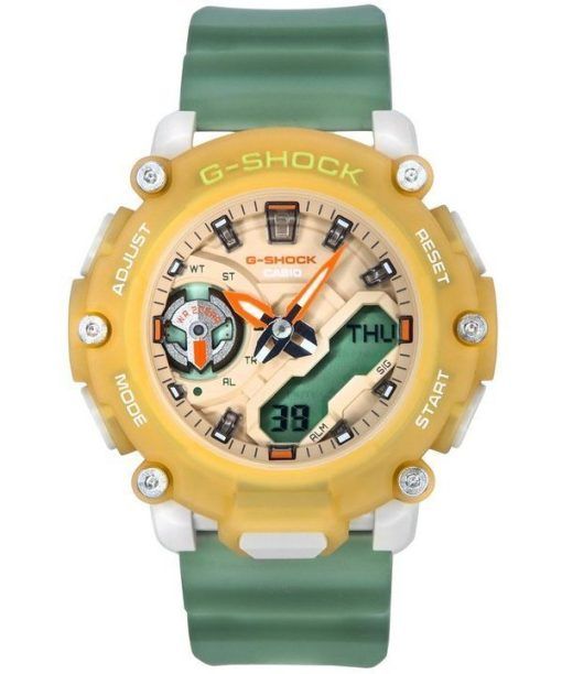 Montre pour femme Casio G-Shock analogique numérique bracelet en résine translucide Quartz GMA-S2200PE-5A 200M