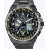Citizen Promaster Skyhawk AT cadran noir chronographe Eco-Drive Diver',s JY8127-59E 200M montre pour homme