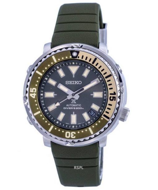 Montre pour homme Seiko Prospex Street Series Tuna Safari Edition Cadran vert Diver's Automatic SRPF83K1 SRPF83K 200M