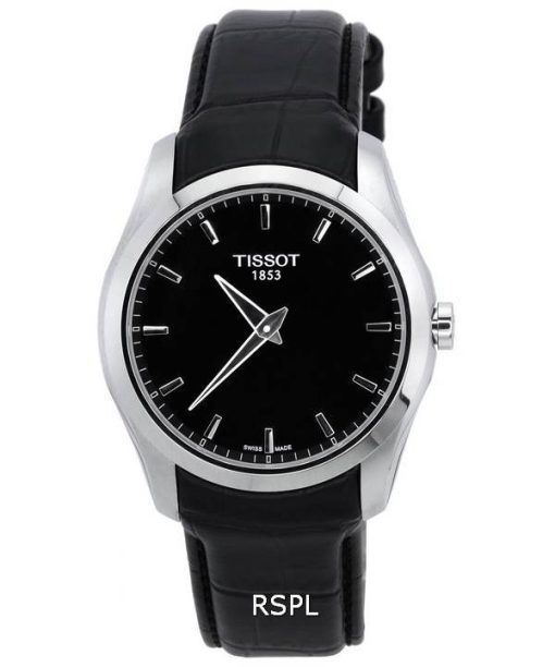 Tissot T-Classic Couturier Secret Date Cadran Noir Quartz T035.446.16.051.00 T0354461605100 100M Montre Homme
