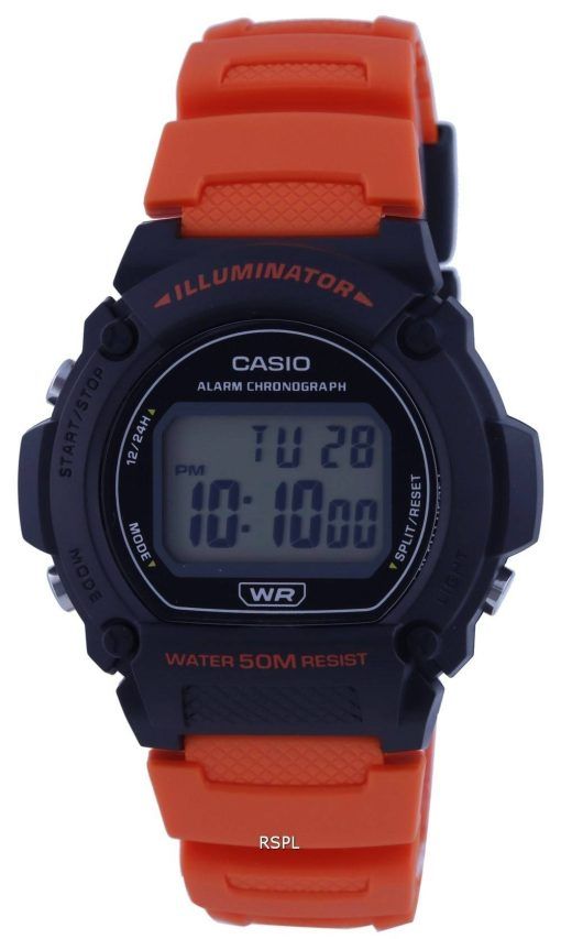 Montre pour homme Casio Youth Digital Alarm Quartz W-219H-4AV W219H-4