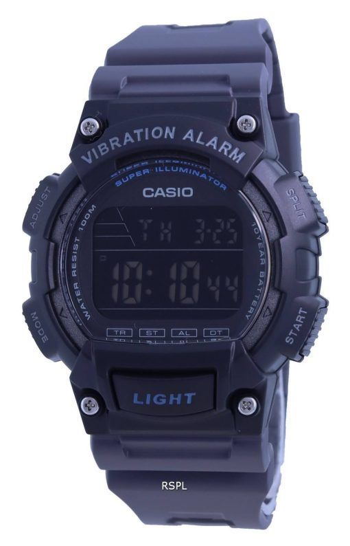 Montre pour homme Casio Youth Resin Band Digital W-736H-8B W736H-8 100M
