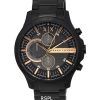 Armani Exchange Hampton chronographe cadran noir Quartz AX2429 montre pour homme fr