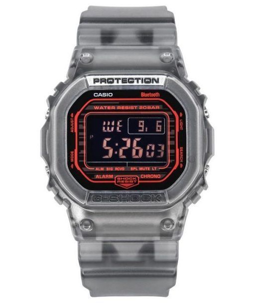 Montre pour homme Casio G-Shock Mobile Link avec bracelet en résine numérique Quartz DW-B5600G-1 200M