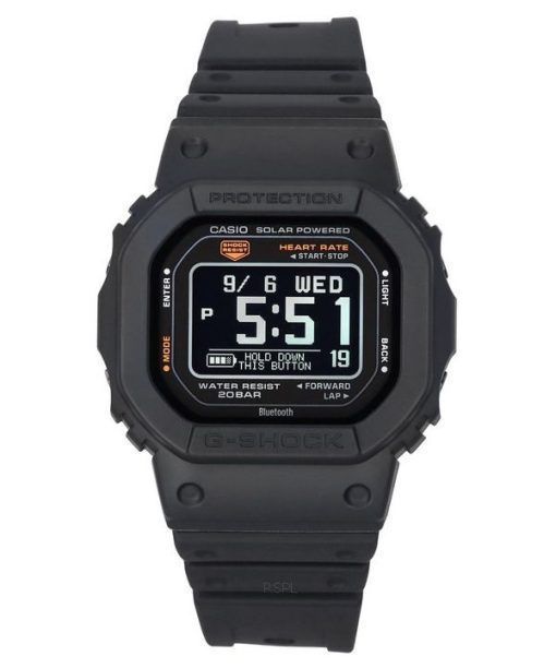Montre pour homme Casio G-Shock Move Mobile Link avec bracelet en résine numérique solaire DW-H5600-1 200M