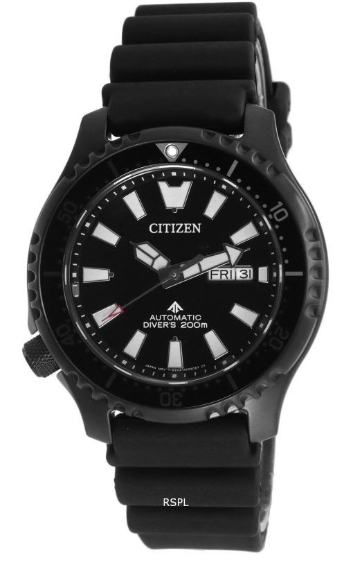 Citizen Promaster Fugu Édition Limitée Diver's Black Dial Automatique NY0139-11E 200M Montre Homme