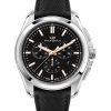 Montre pour homme Philip Watch Amalfi chronographe bracelet en cuir cadran noir Quartz R8271618002 100M