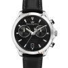Montre pour homme Philip Watch Blaze chronographe bracelet en cuir cadran noir Quartz R8271665009 100M