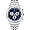 Montre pour homme Philip Watch Anniversary Chronographe en acier inoxydable avec cadran bleu et quartz R8273650004 100M