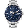Montre pour homme Philip Watch Blaze chronographe en acier inoxydable avec cadran bleu à quartz R8273995006 100M
