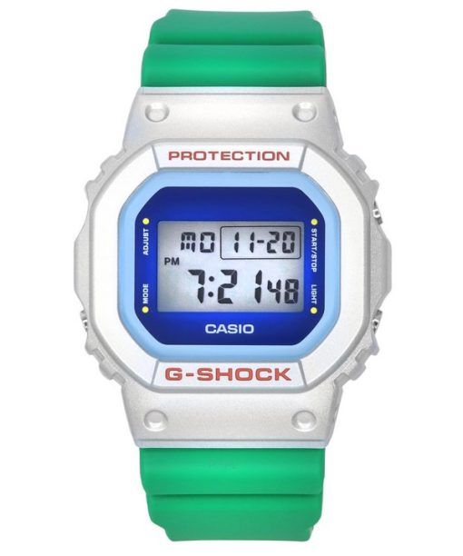 Montre pour homme Casio G-Shock Euphoria Series Digital Bracelet en résine verte Quartz DW-5600EU-8A3 200M