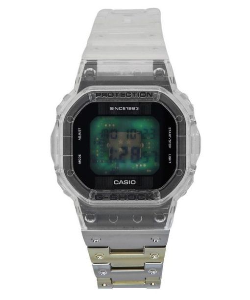 Montre pour homme Casio G-Shock 40e anniversaire édition limitée Digital Clear Remix Quartz transparent DWE-5640RX-7 200M