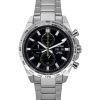 Montre pour homme Casio Edifice Standard chronographe en acier inoxydable avec cadran noir et quartz EFR-574D-1A 100M