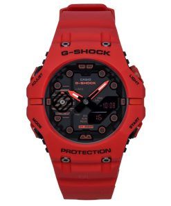 Montre pour homme Casio G-Shock analogique numérique avec bracelet en résine et cadran noir à quartz GA-B001-4A 200M