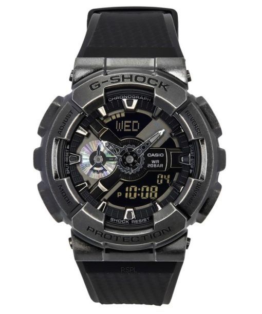 Montre pour homme Casio G-Shock analogique numérique avec bracelet en résine et cadran gris GM-110VB-1A 200M
