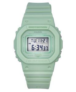 Montre pour femme Casio G-Shock numérique bracelet en résine verte cadran vert Quartz GMD-S5600BA-3 200M