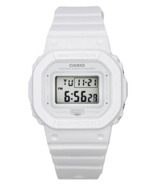 Montre pour femme Casio G-Shock Digital bracelet en résine blanche cadran blanc Quartz GMD-S5600BA-7 200M