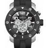 Montre pour homme Invicta Pro Diver chronographe bracelet en silicone cadran noir Quartz 45739 100M
