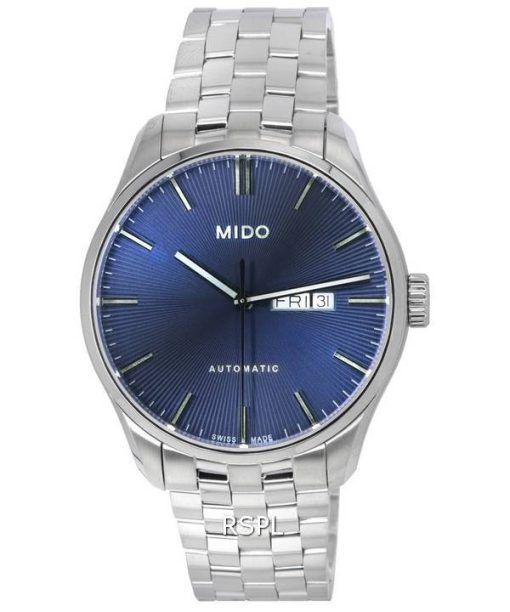 Mido Belluna Sunray Cadran Bleu Automatique M024.630.11.041.00 M0246301104100 Montre Homme