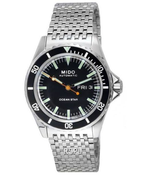 Mido Ocean Star Tribute Special Edition Black Dial Automatic Diver&#39,s M026.830.11.051.00 M0268301105100 200M Montre Homme Ave