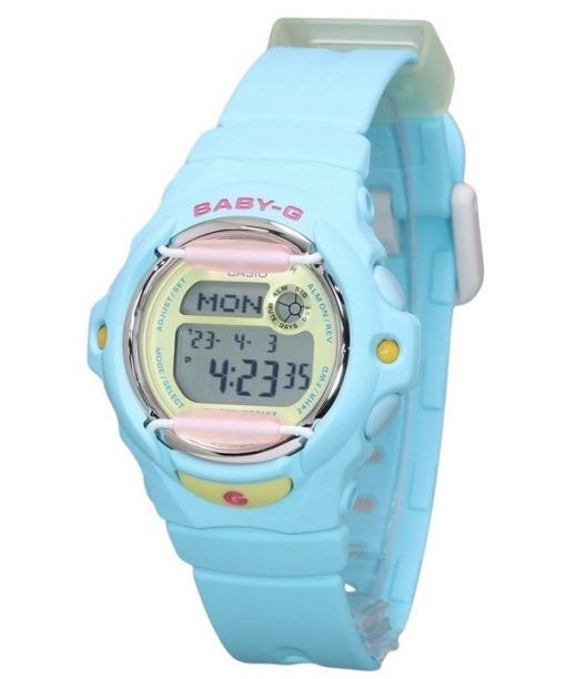 Casio Baby-G Digital Beach Scene Série thématique Bracelet en résine bleue Quartz BG-169PB-2 200M Montre pour femme